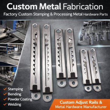 Adjustable Metal Rail Locking Hardware Manufacturer | Custom Stamping ...
